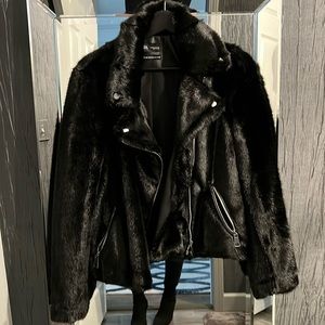 ZARA faux fur Jacket